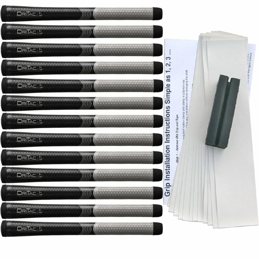 Winn Grips Winn Dri-Tac LT (Less Taper) 13-pc Grip Kit 1 Winn Grips Winn Dri-Tac LT (Less Taper) 13-pc Grip Kit