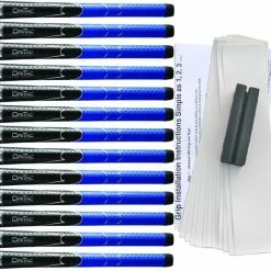 Winn Grips Winn Dri-Tac Midsize (+1/16") Black/Blue Grip Kit