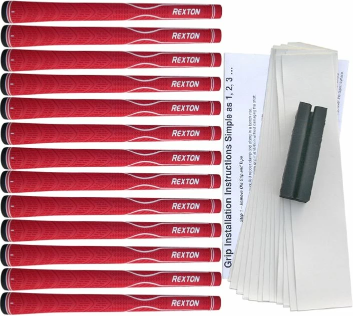 Rexton Golf Rexton V-Line Red 13 Pc Grip Kit 1 Rexton Golf Rexton V-Line Red 13 Pc Grip Kit