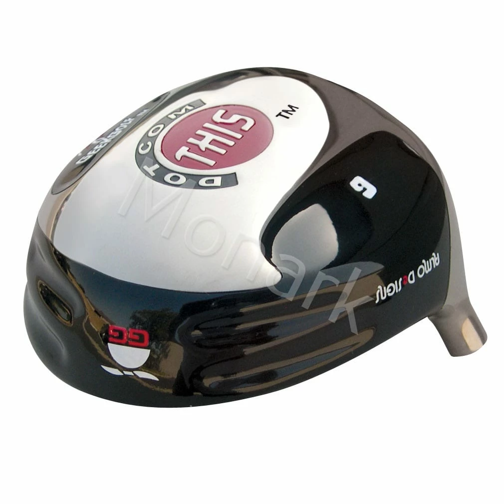 Geek Golf Dot-Com-This Titanium Driver Head - Black 4 Geek Golf Dot-Com-This Titanium Driver Head - Black - Image 4