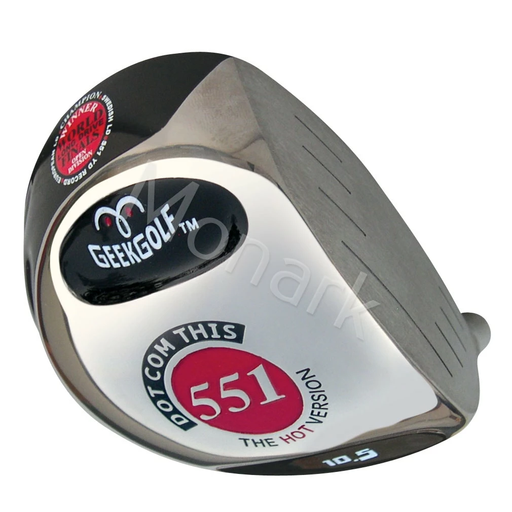 Geek Golf Dot-Com-This 551 Japan Hot Version Titanium Driver Head - Black 2 Geek Golf Dot-Com-This 551 Japan Hot Version Titanium Driver Head - Black - Image 2