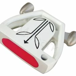 T-7 Twin Engine White Mallet Putter Head