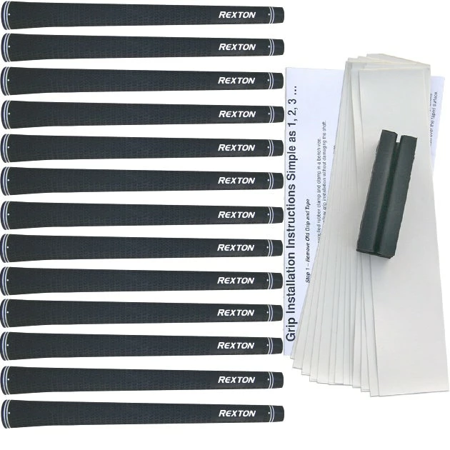Rexton Golf Rexton Black Velvet 13-pc Grip Kit 1 Rexton Golf Rexton Black Velvet 13-pc Grip Kit