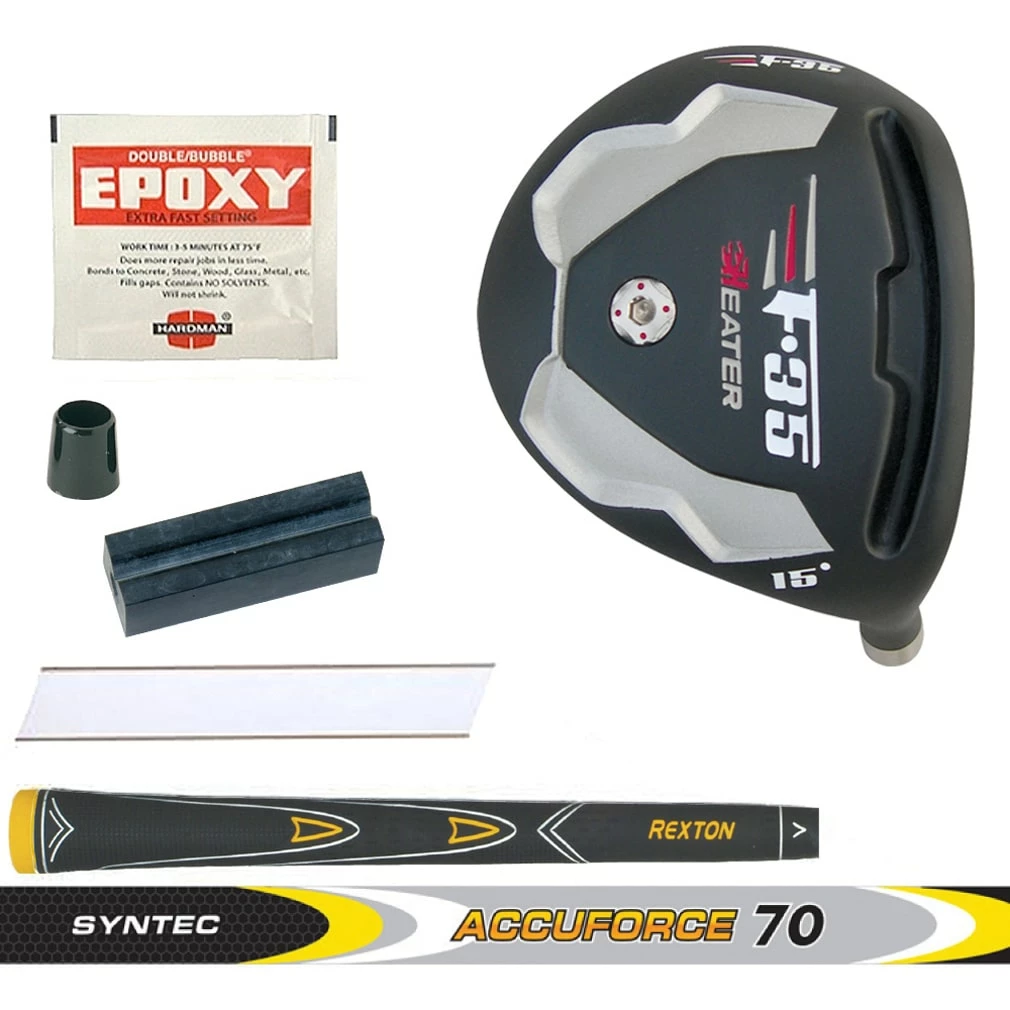 Heater F-35 Black Fairway Wood Component Kit 1 Heater F-35 Black Fairway Wood Component Kit